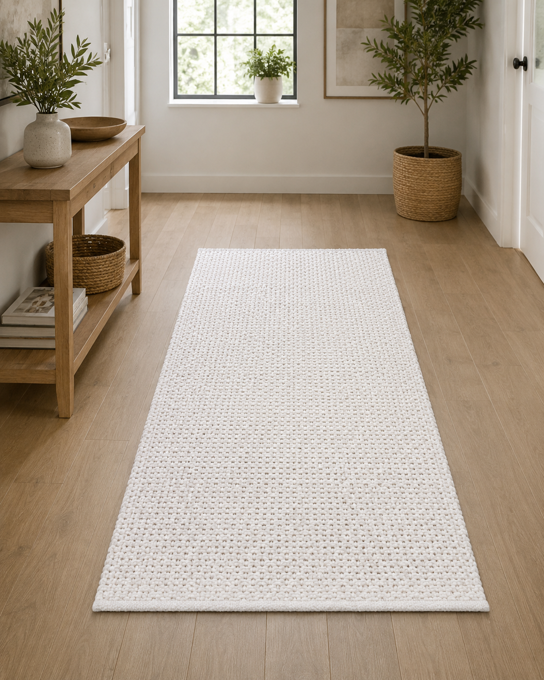 Ivory Knotted Luxury Rug