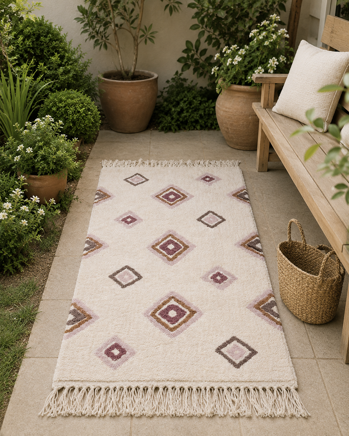 Diamond Runner Rug