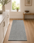 Checkered Chindi Runner Rug